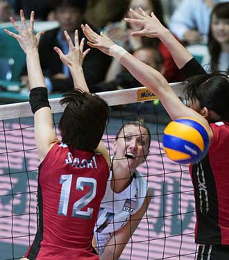 USA women's outside hitter